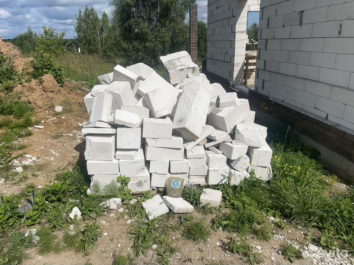 Бой пеноблока