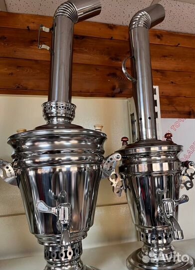 Самовар тульский на дровах