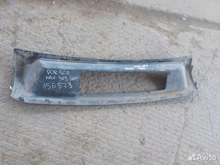 Накладка бампера porsche cayenne