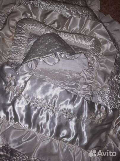 Конверт с одеялком на выписку