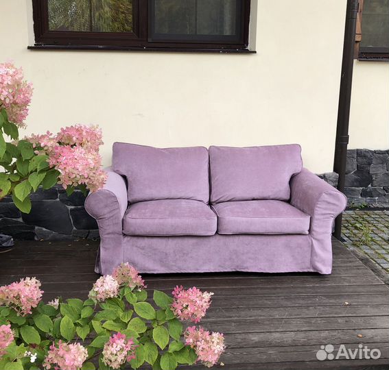 Чехол для 2-х местного дивана-кровати экторп(икеа)