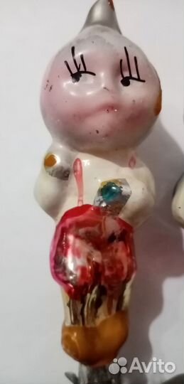 Елочные игрушки из набора Чипполино