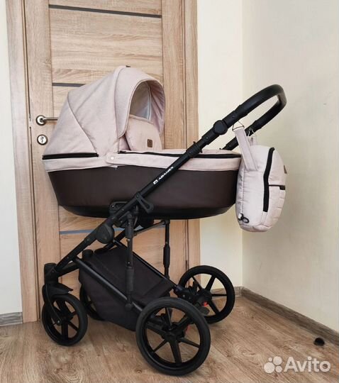 Шикарная Коляска Adamex Amelia 3в1 (Колёса GEL)