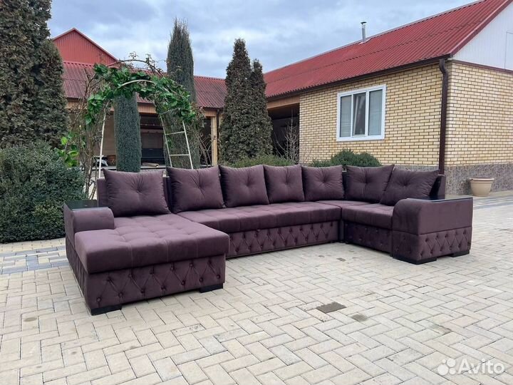Большой угловой диван Грация