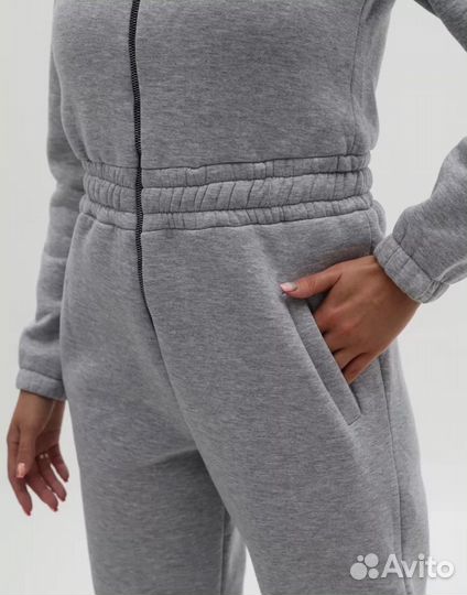 Теплый комбинезон с начесом 42-44; 46-48