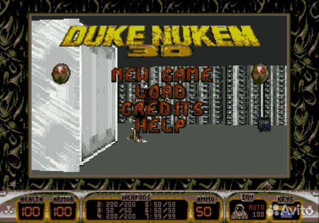 Картридж Sega duke nukem 3D