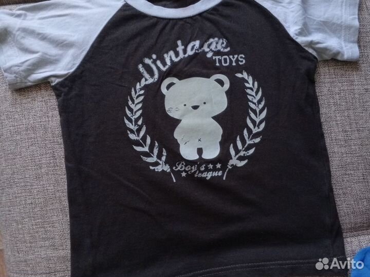 Футболки пакетом на мальчика 104 110