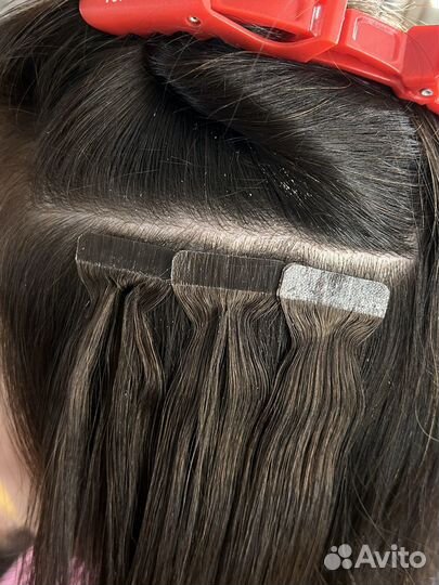 Ленточное наращивание волос