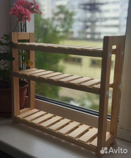 Стеллаж Этажерка настольная деревянная не IKEA