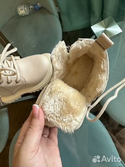 Ботинки утеплённые демисезонные