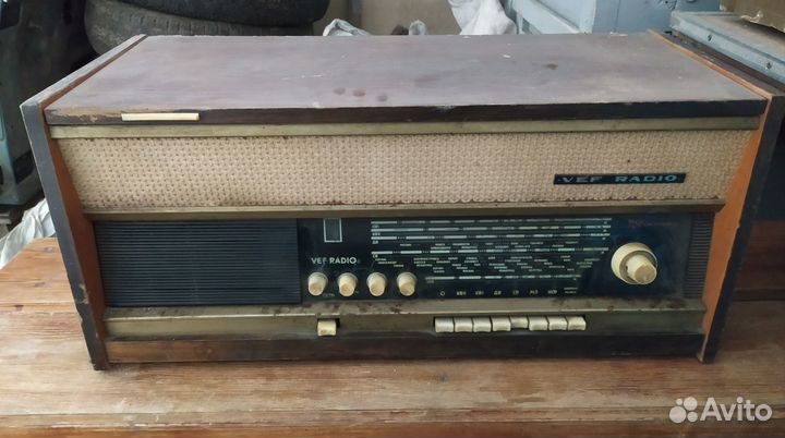 Ламповая Радиола вэф радио