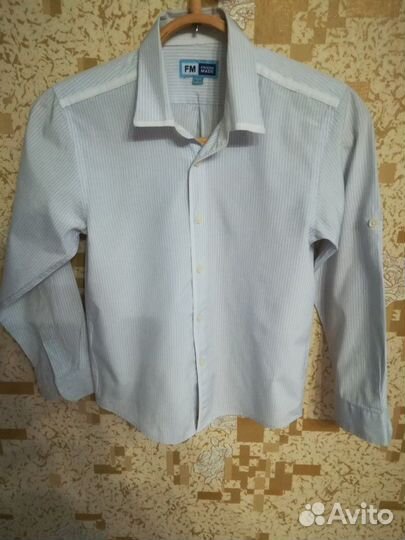 Школьные рубашки на мальчика 10-12 лет