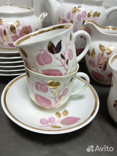 Сервиз кофейный Вербилки берёзка