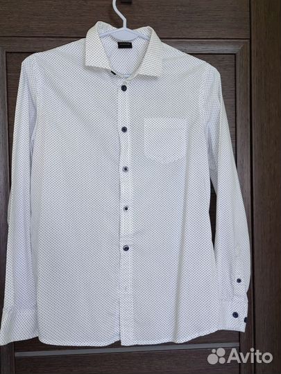 Белые рубашки для мальчика 146-170
