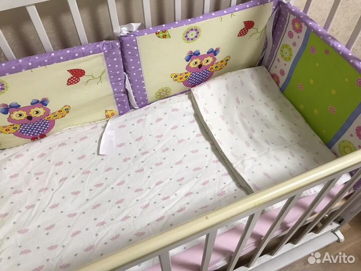 Бортики в кроватку