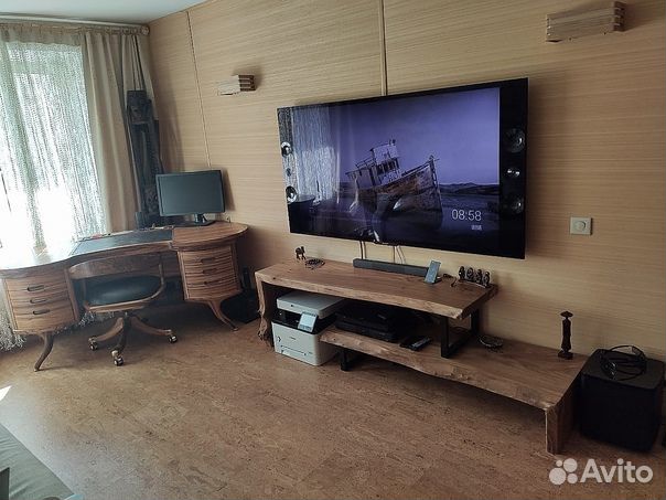 Консоль под тв из слэбов