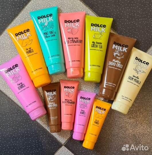 Dolce milk гель для душа косметика 2 шт