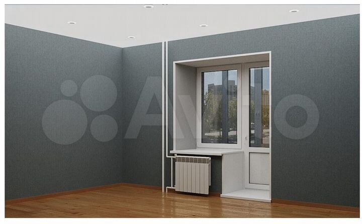 2-к. квартира, 57,6 м², 4/10 эт.