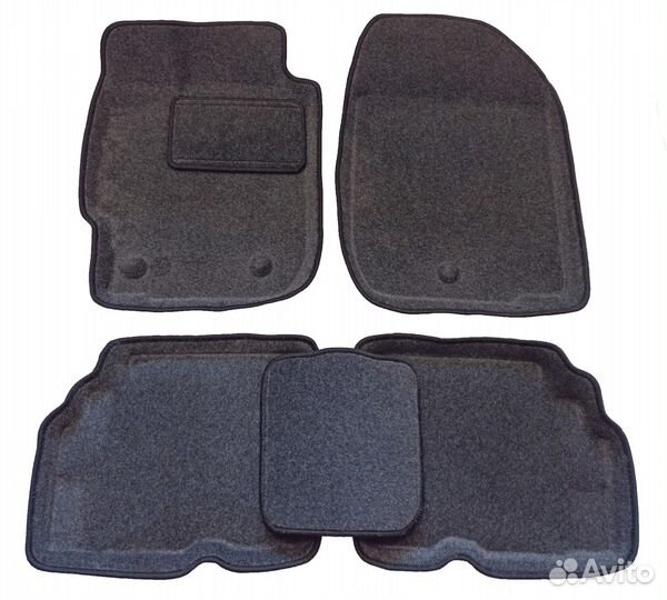 Ворсовые 3D ковры в салон Nissan Almera (13-18)