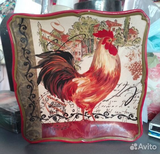 Тарелка декоративная интерьерная