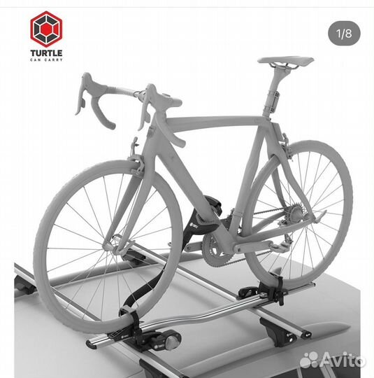 Велокрепления -Turtle на крышу автомобиля