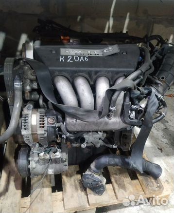 Контрактный двигатель K20A6 Honda Civic 7 2.0