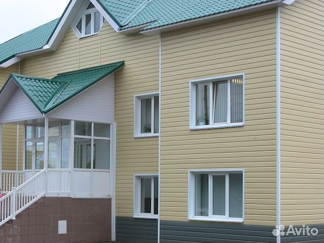 Сайдинг Евро-брус RAL 1014 слоновая кость