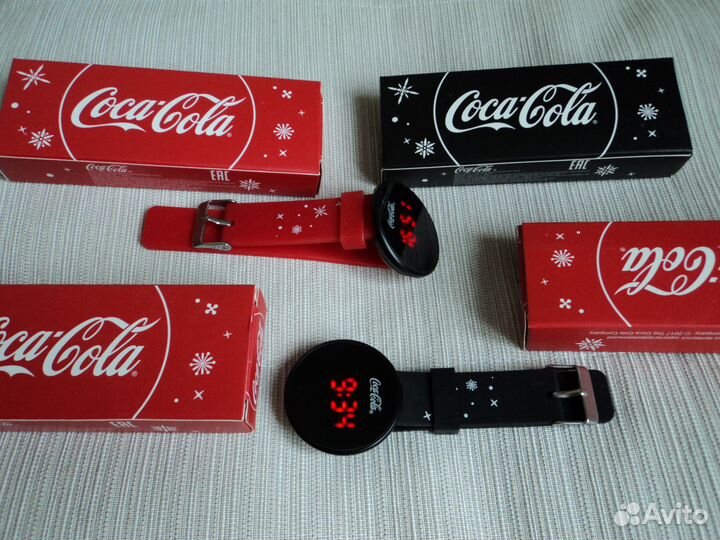 Часы Coca-Cola, Кока-кола. Новенькие, сенсорные