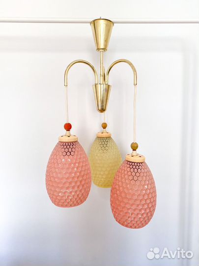 Люстра Ананас ГДР 1970-е гг