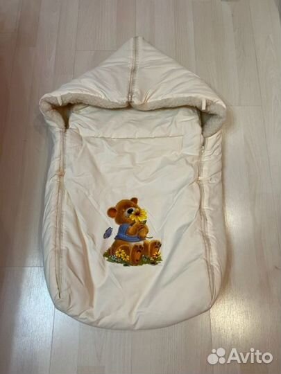 Конверт меховой в коляску, санки