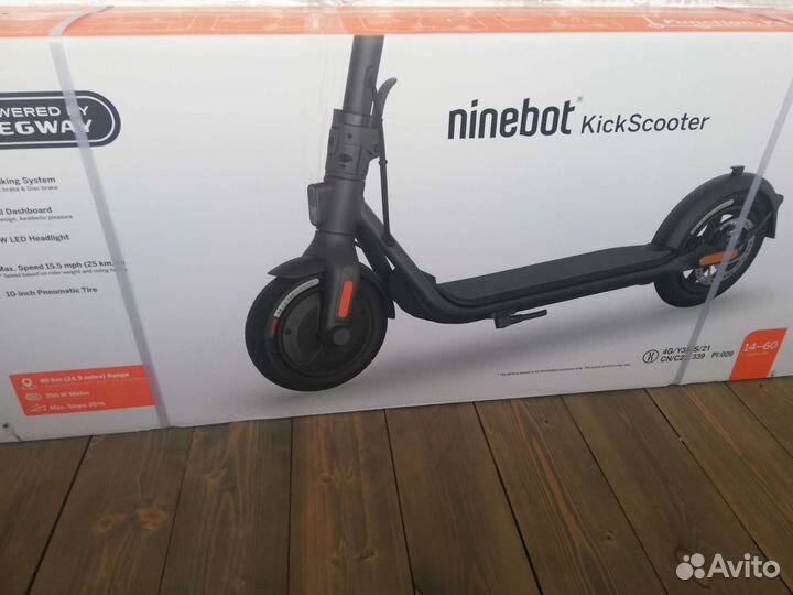 Электрический самокат Ninebot KickScooter F40А