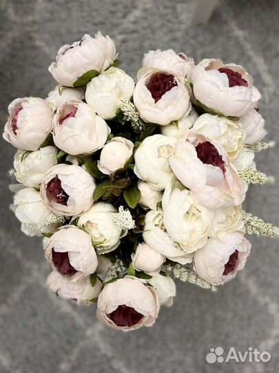 Искусственные цветы пионы