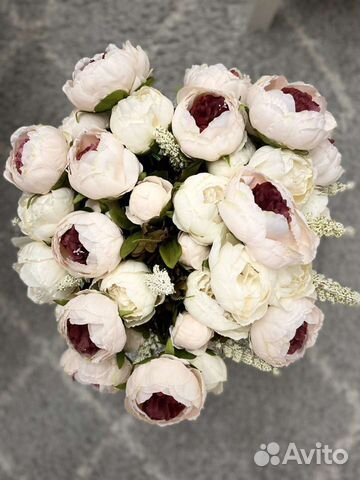 Искусственные цветы пионы