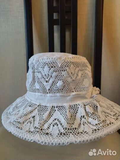 Новая шляпа летняя хлопок/лён