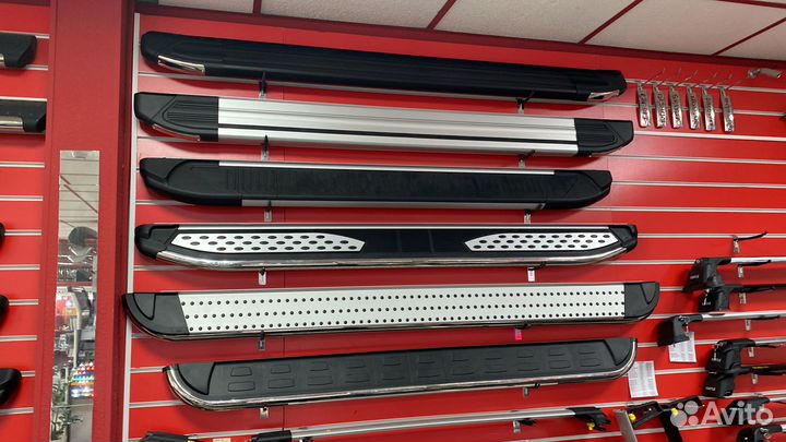 Пороги внешние площадки Hyundai Santa Fe CM 2006+