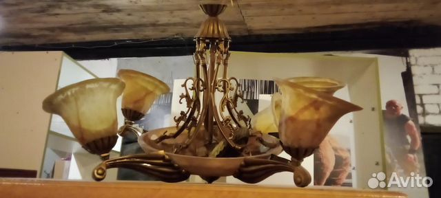 Люстра потолочная бу