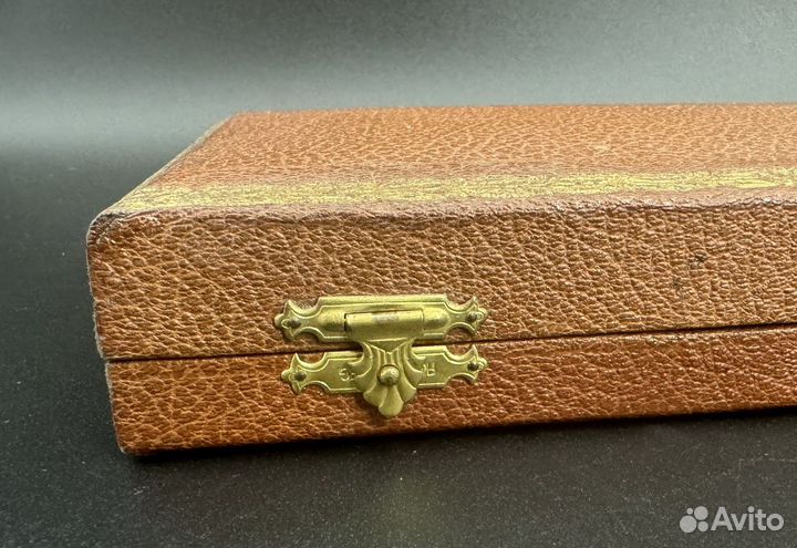 Набор для мяса, серебро 800, золочение, Solinger