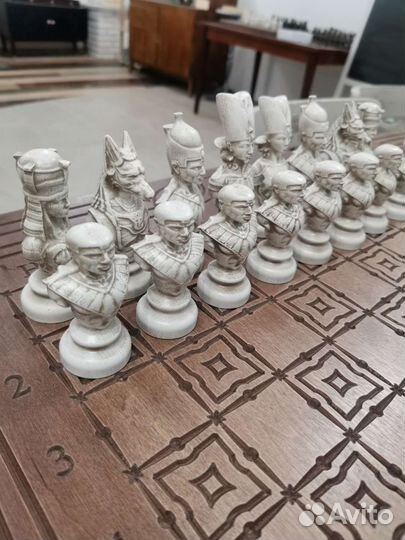 Шахматы и нарды из дерева