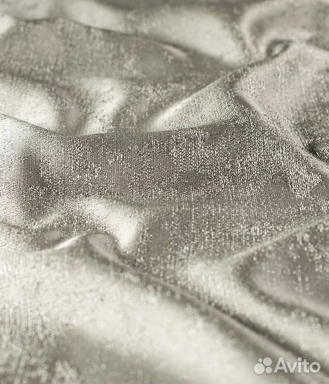 Штора портьерная Аллюр 180x260 см стальной;