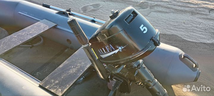 Надувная лодка пвх бу с мотором