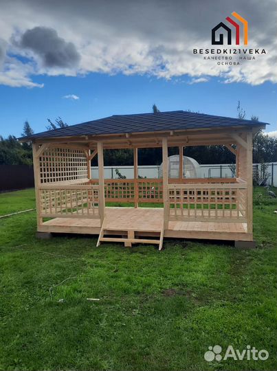 Беседка открытая 3х5