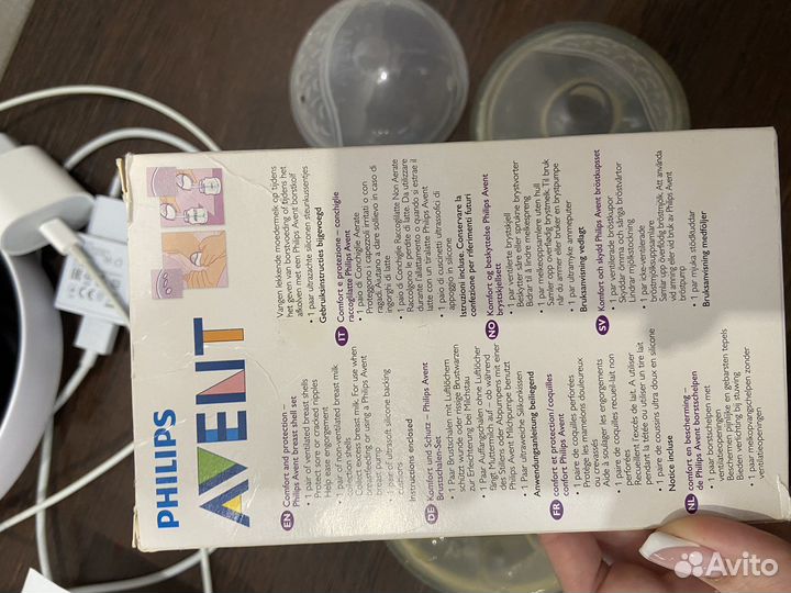 Накладки для сбора грудного молока philips avent