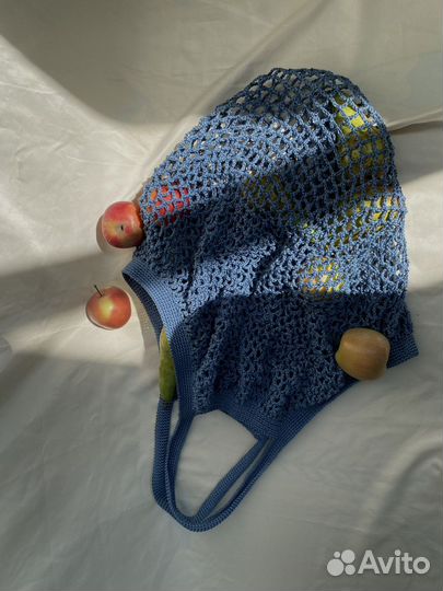 Вязаная сумка авоська