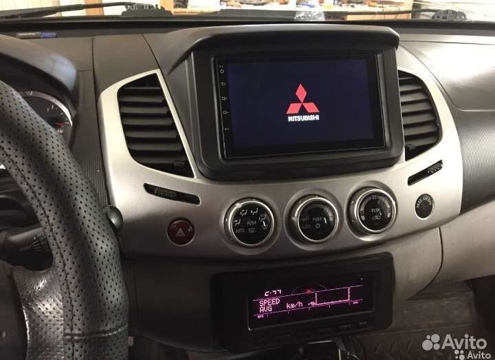 Mitsubishi l200 рамка для магнитолы Android
