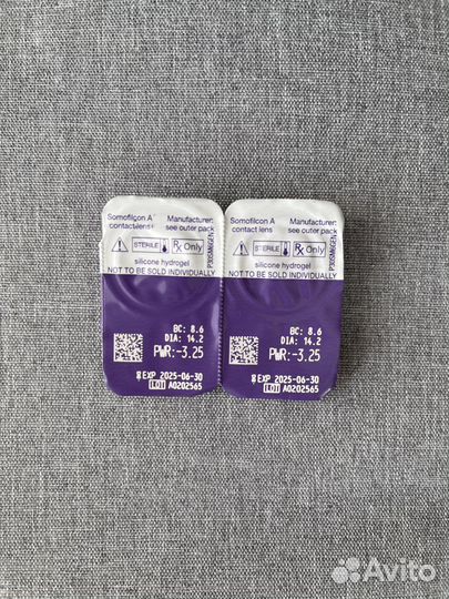 Линзы контактные Cooper Vision