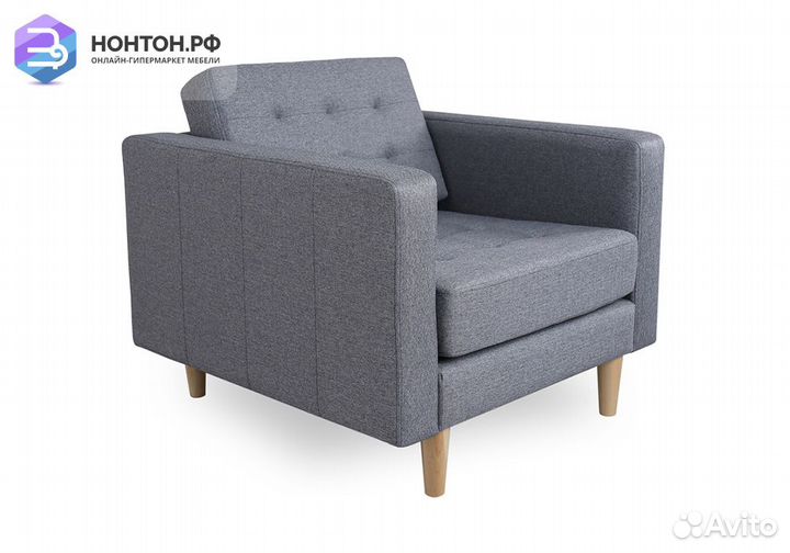 Кресло Гарнет серое