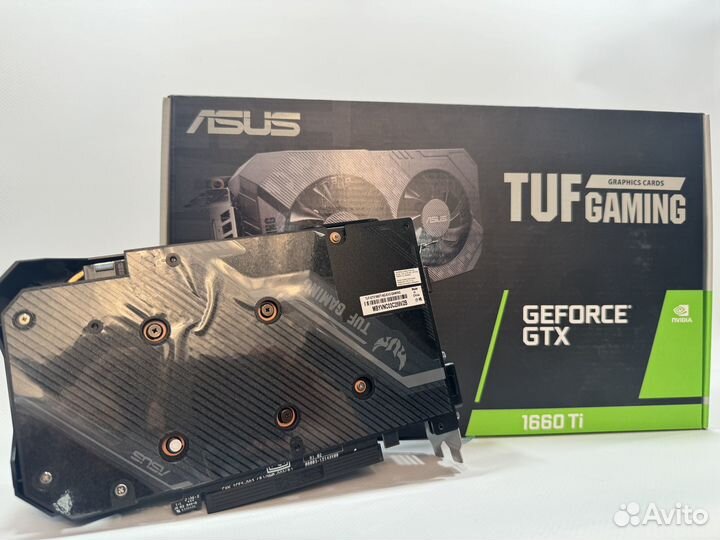 Видеокарта asus GTX 1660 Ti TUF Gaming OC