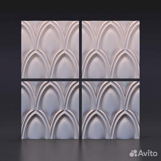 Гипсовая 3D панель 