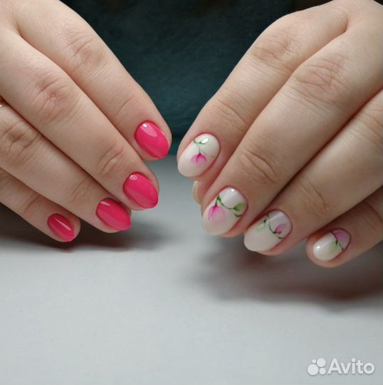 Маникюр Наращивание Солнечный