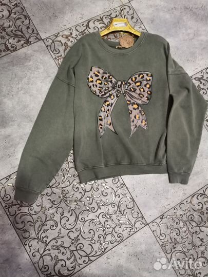 Свитшот женский. Италия. Бант. М, L